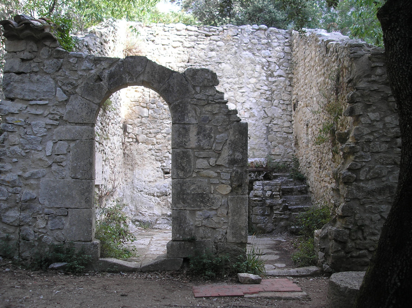 Mühlen-Ruine in der Provence