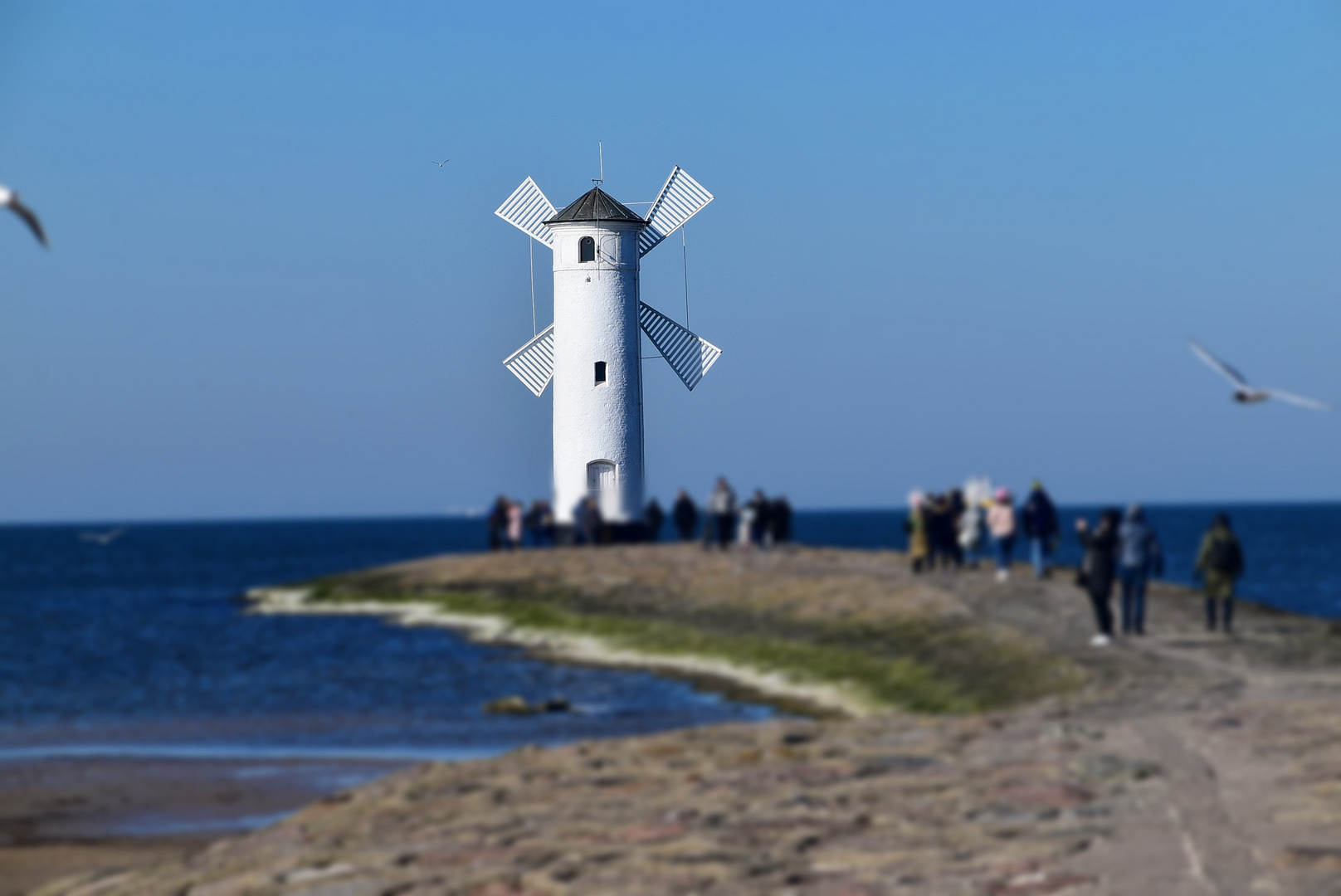 Mühlenbake Leuchtturm in Swinemünde