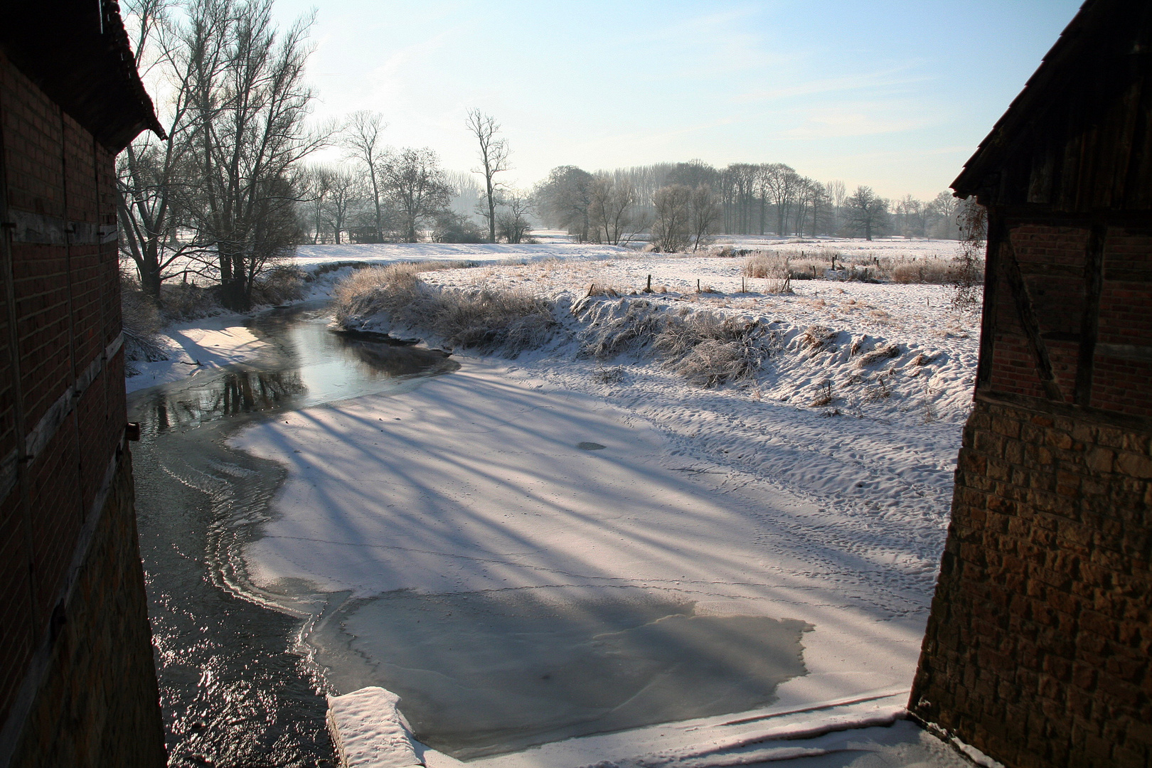 Mühlenblick im Winter 2009 