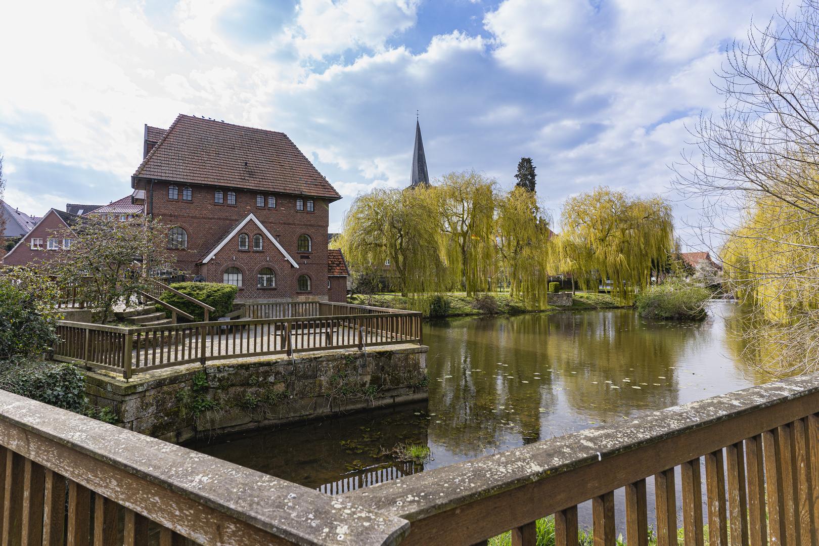 Mühlenkolk mit Wassermühle