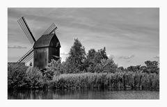 Mühlenmuseum - Gifhorn " Blick auf die Bockwindmühle