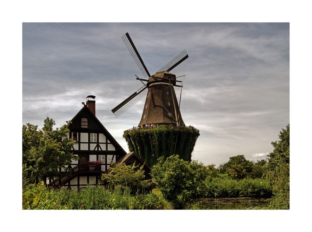 Mühlenmuseum - Gifhorn "Blick auf die Mühle Sanssouci "