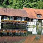 Mühlenrad am Blautopf in Blaubeuren