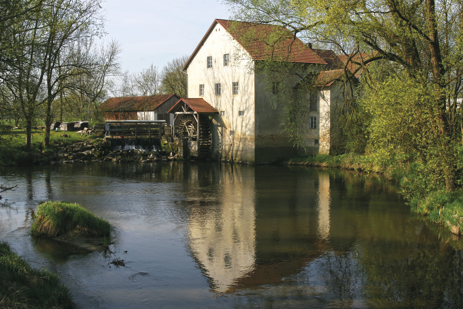 Mühlenspiegelung