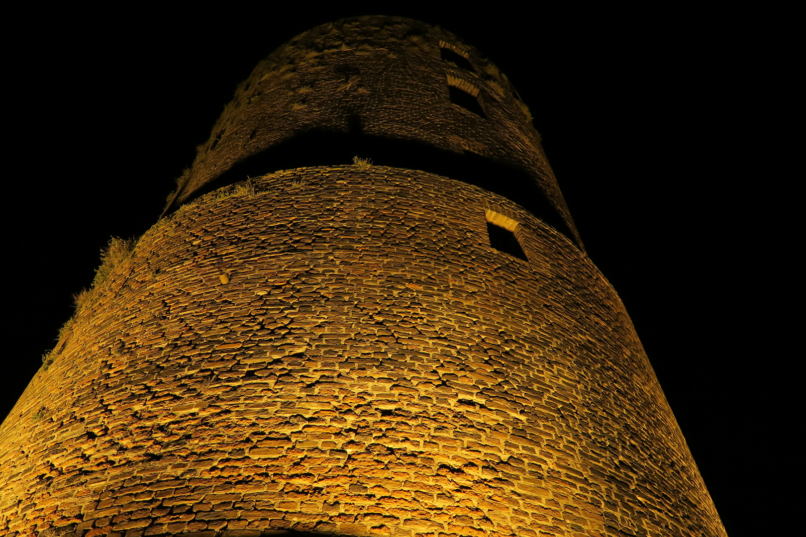 Mühlenturm bei Nacht