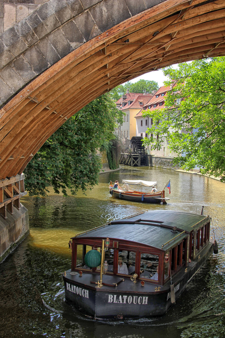 Mühlgraben auf der Kampa-Insel