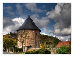 mühlturm (brückenturm) von karlstadt