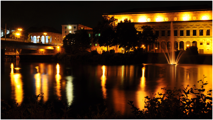 Mülheim bei Nacht