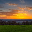 Mülheim, Sonnenaufgang über dem Ruhrtal