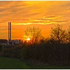 Müll und Sonnenuntergang