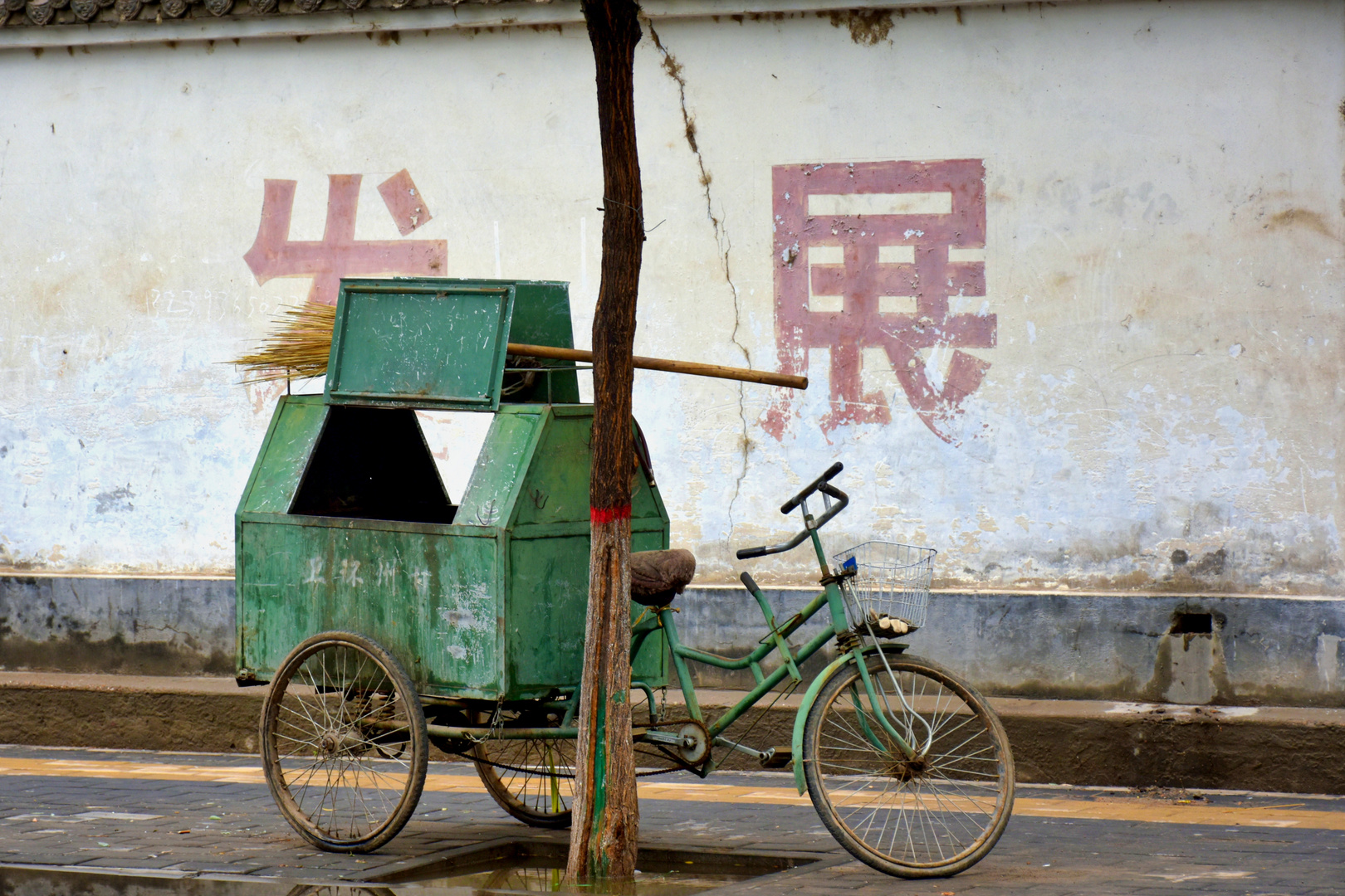 Müllabfuhr auf 3 Rädern... China