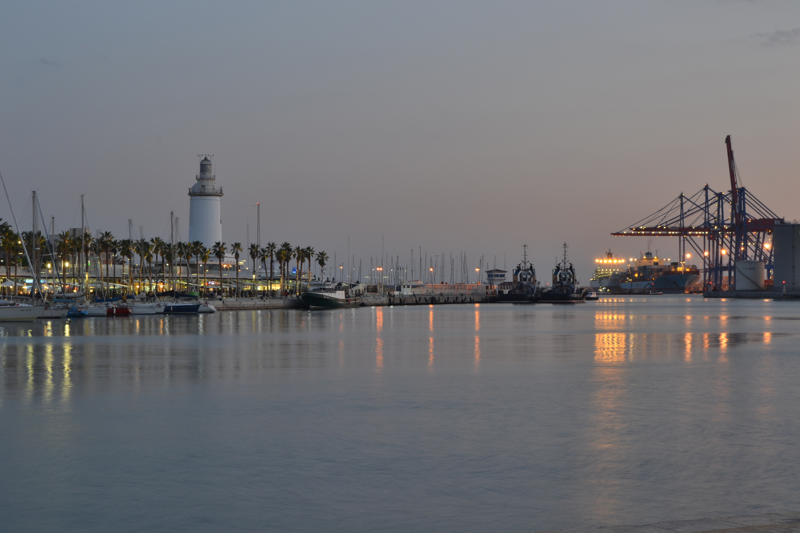 muelle 1 malaga, puerto