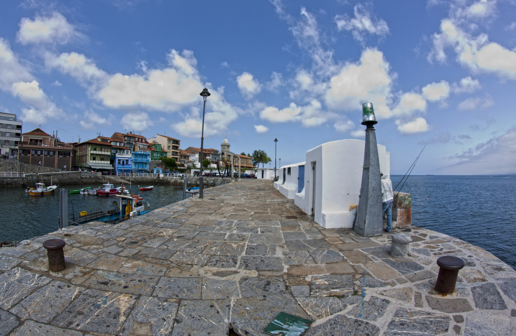 muelle de luanco ojo de pez