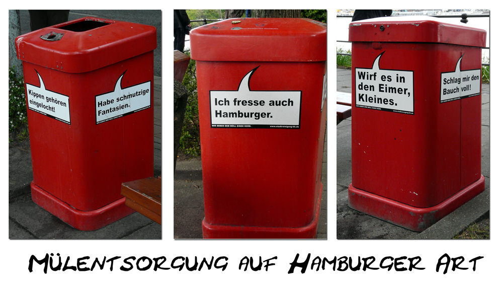 Müllentsorgung auf Hamburger Art