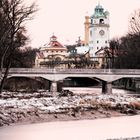 Müller'sches Volksbad an einem sanften Wintertag