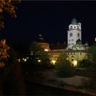 Müllersches Volksbad bei Nacht (Nähe Gasteig; Muffathalle)