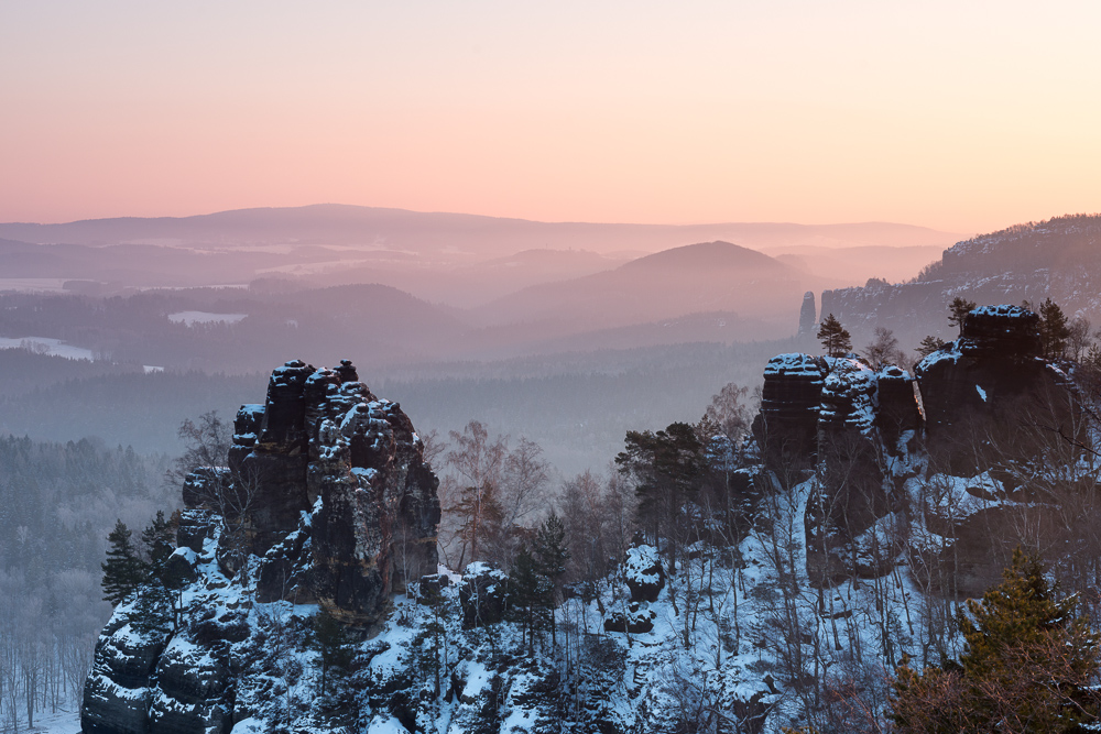 Müllerstein in der Morgensonne