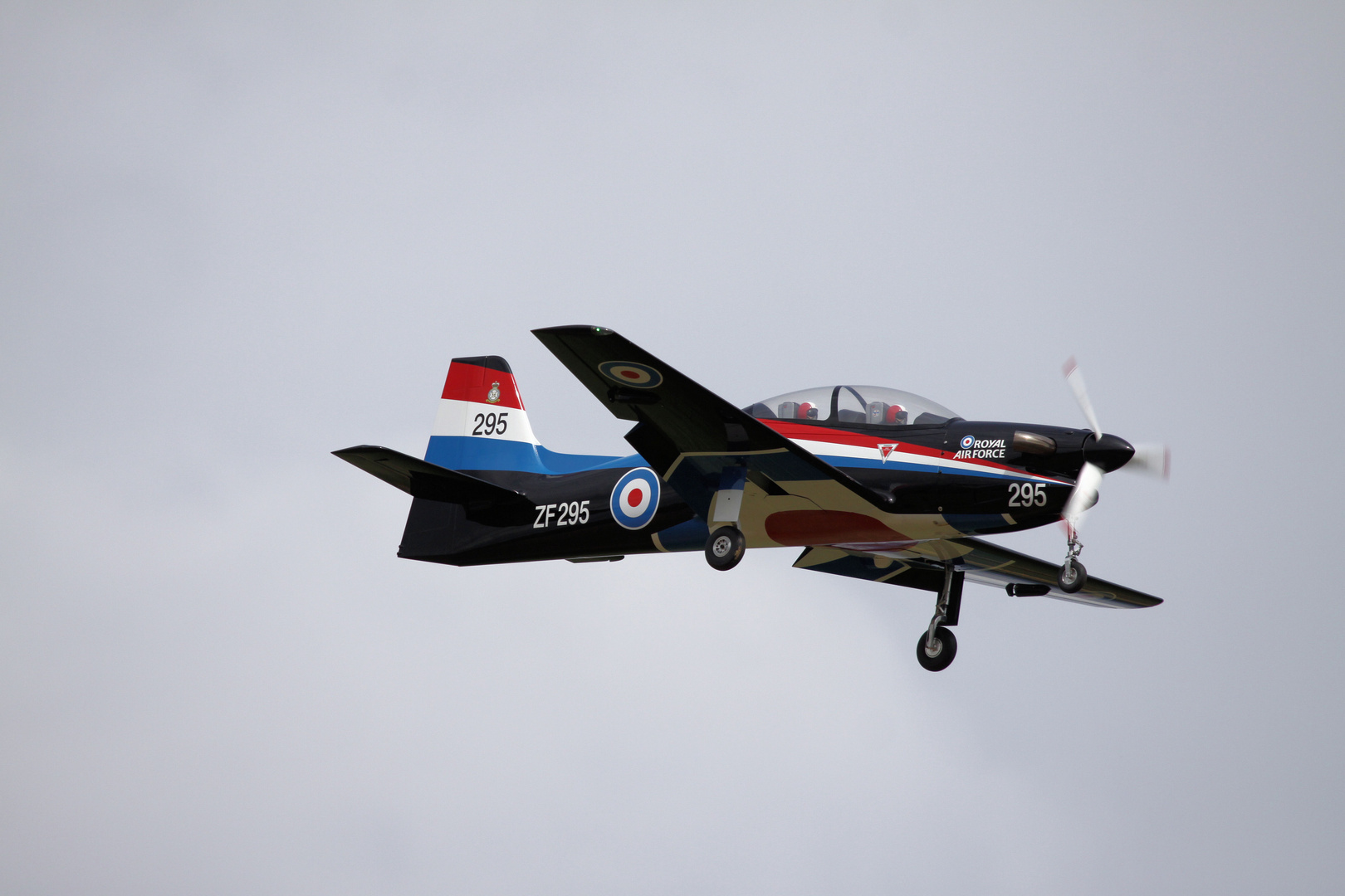 Müllheim, Modelflugtag, MFM -RC Short Tucano T1 ZF 295 Royal Air Force