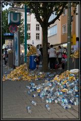 Mülltrennung beim Chaselauf in Frankfurt