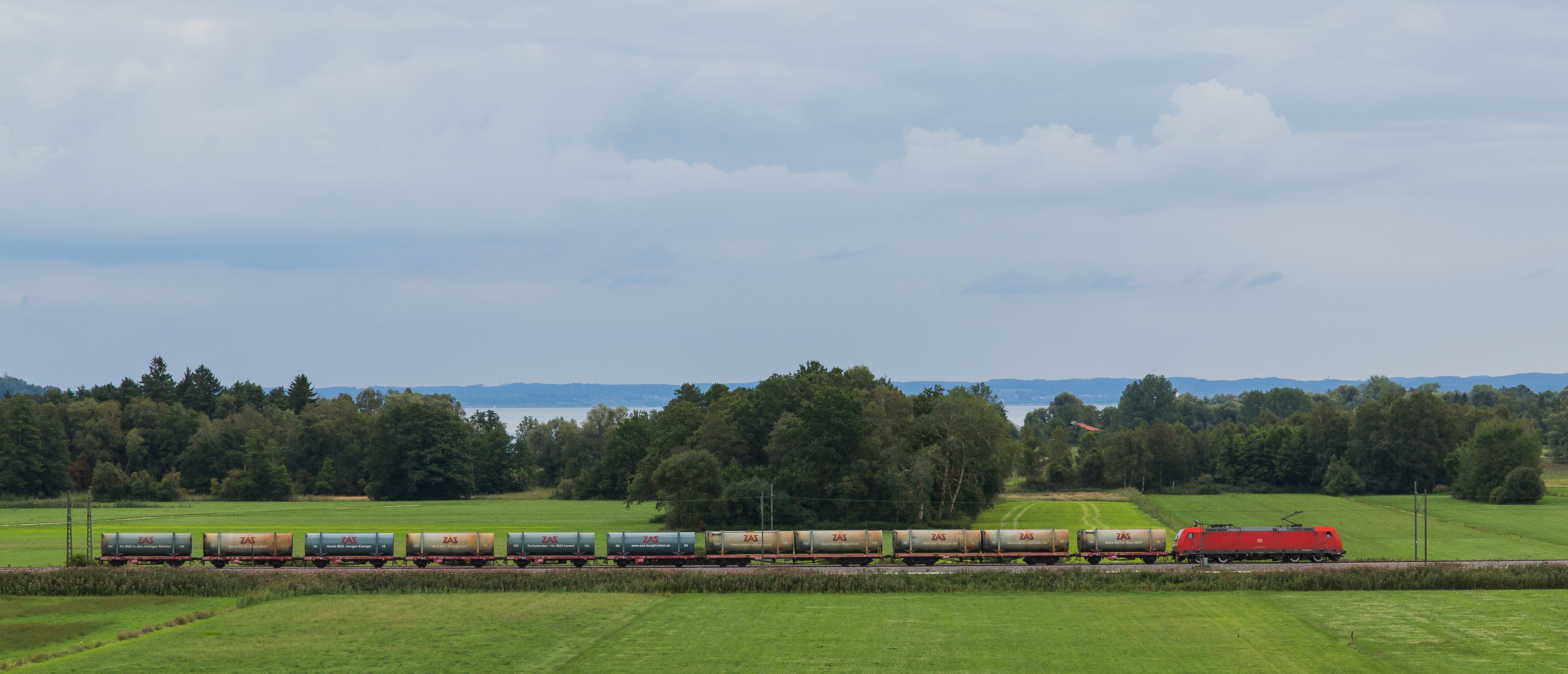 Müllzug am Chiemsee