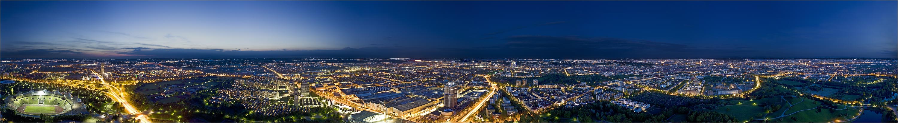 München - 360°-Pano vom Olympiaturm