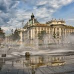 München am Stachus Brunnen 