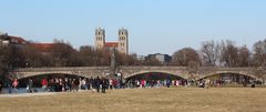 München an der Isar im März 2017