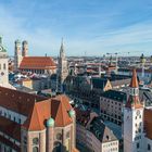 München aus der Luft - Marienplatz