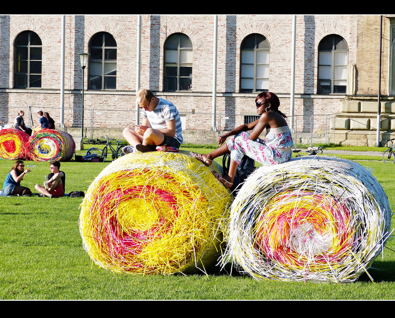 München - Ballenernte