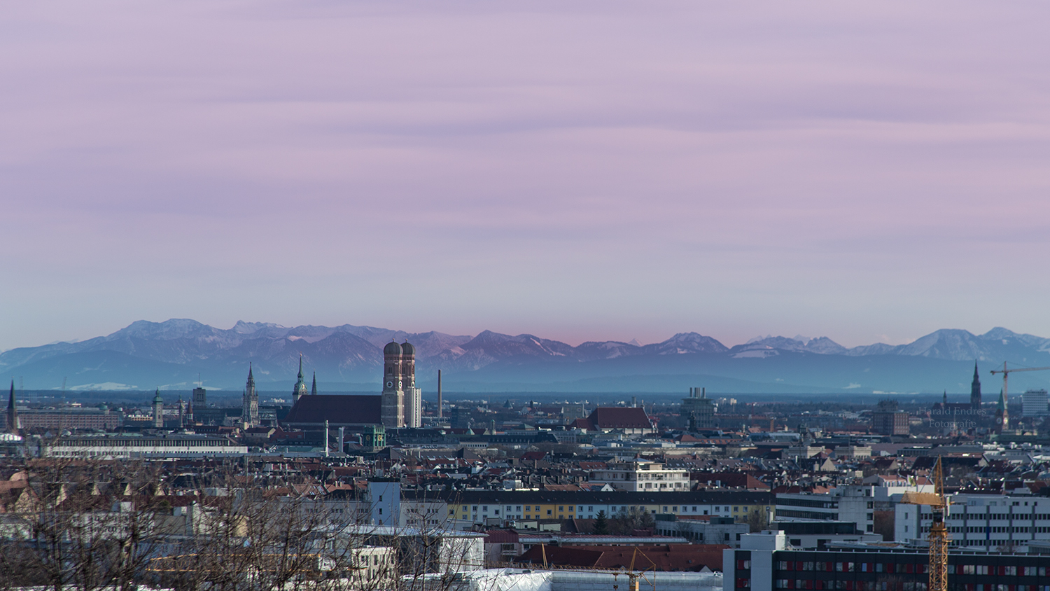 München bei Föhn