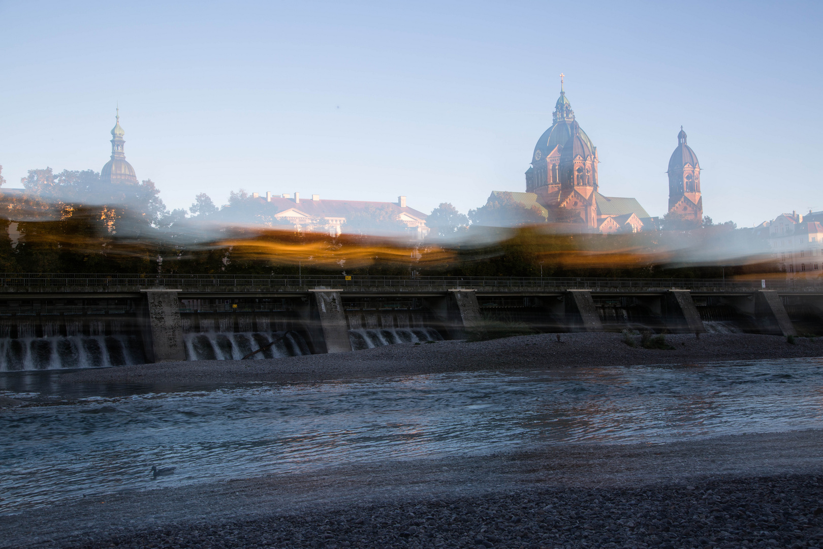 München bei Sonnenaufgang