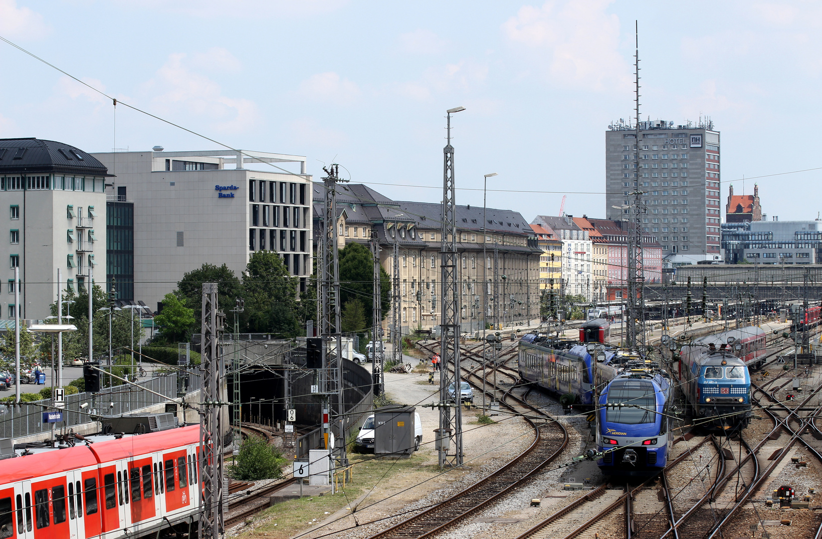 München – Blick von der Hackerbrücke