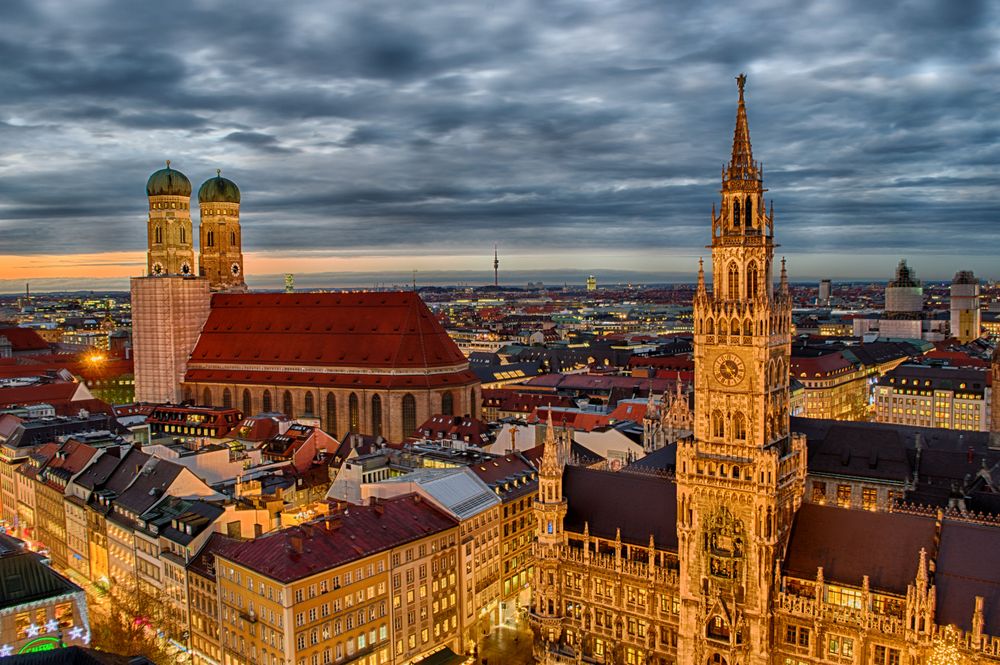 München Foto & Bild | landschaft, luftaufnahmen, natur Bilder auf