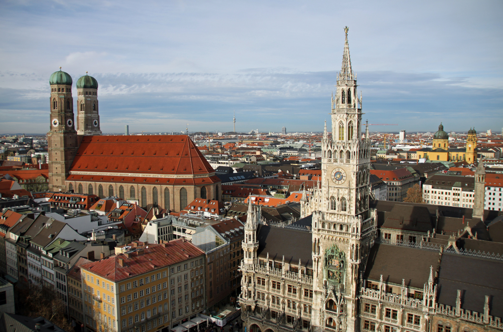 München: Frauenkirche-Rathaus-Theatinerkirche