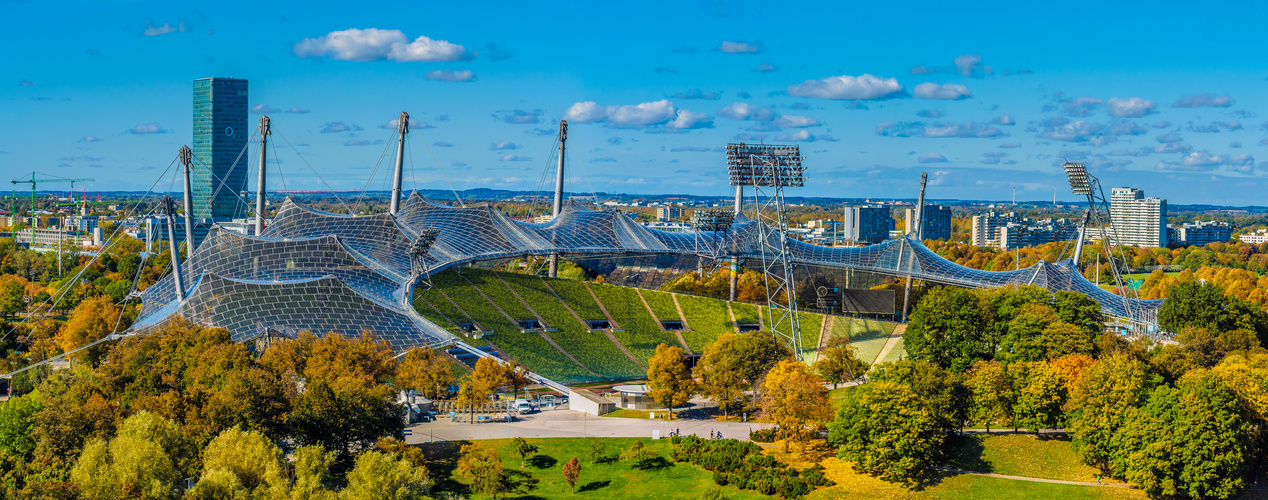 München im Herbst - Olympiastadion