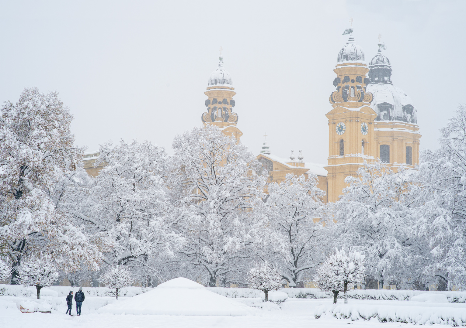 München im "Schneechaos"