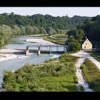 München im Sommer - Isarwehr