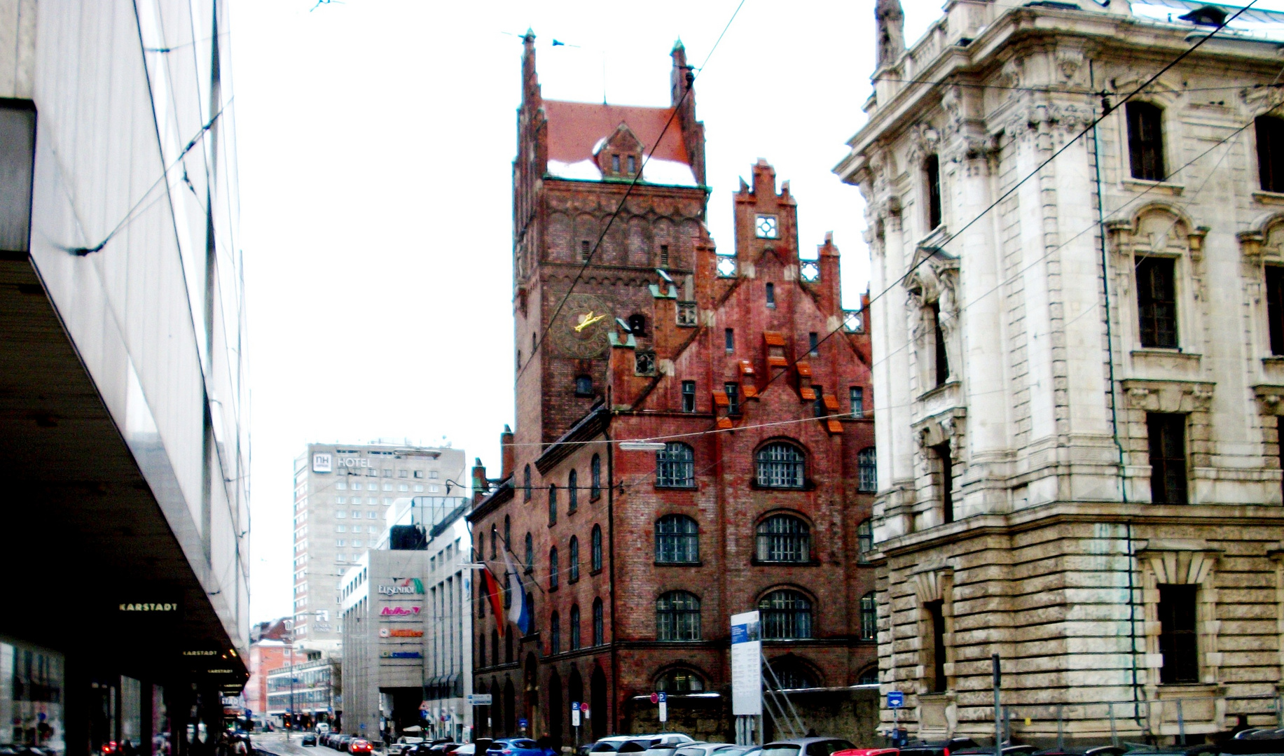 München im winter - Banhofplatz