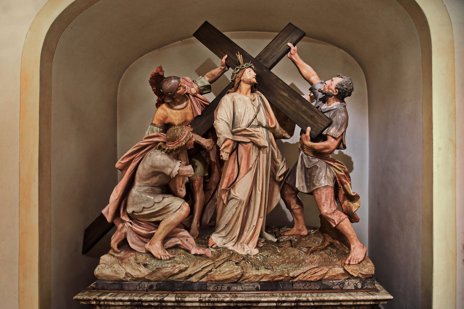 München Impressionen zum Kreuzweg der Unterkirche Foto & Bild world