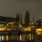 München, Isar, Europäisches Patentamt und Deutsches Museum