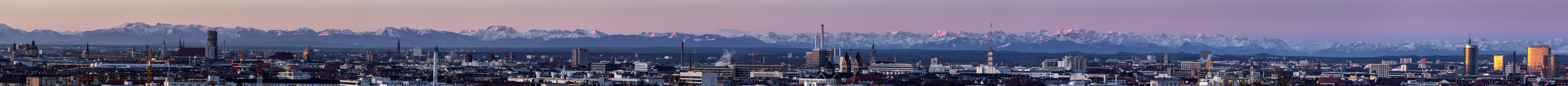 München kurz vor Sonnenaufgang 2