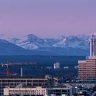 München kurz vor Sonnenaufgang