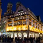 "München leuchtet" in der Fussgängerzone Ecke Kaufinger / Augustinerstrasse