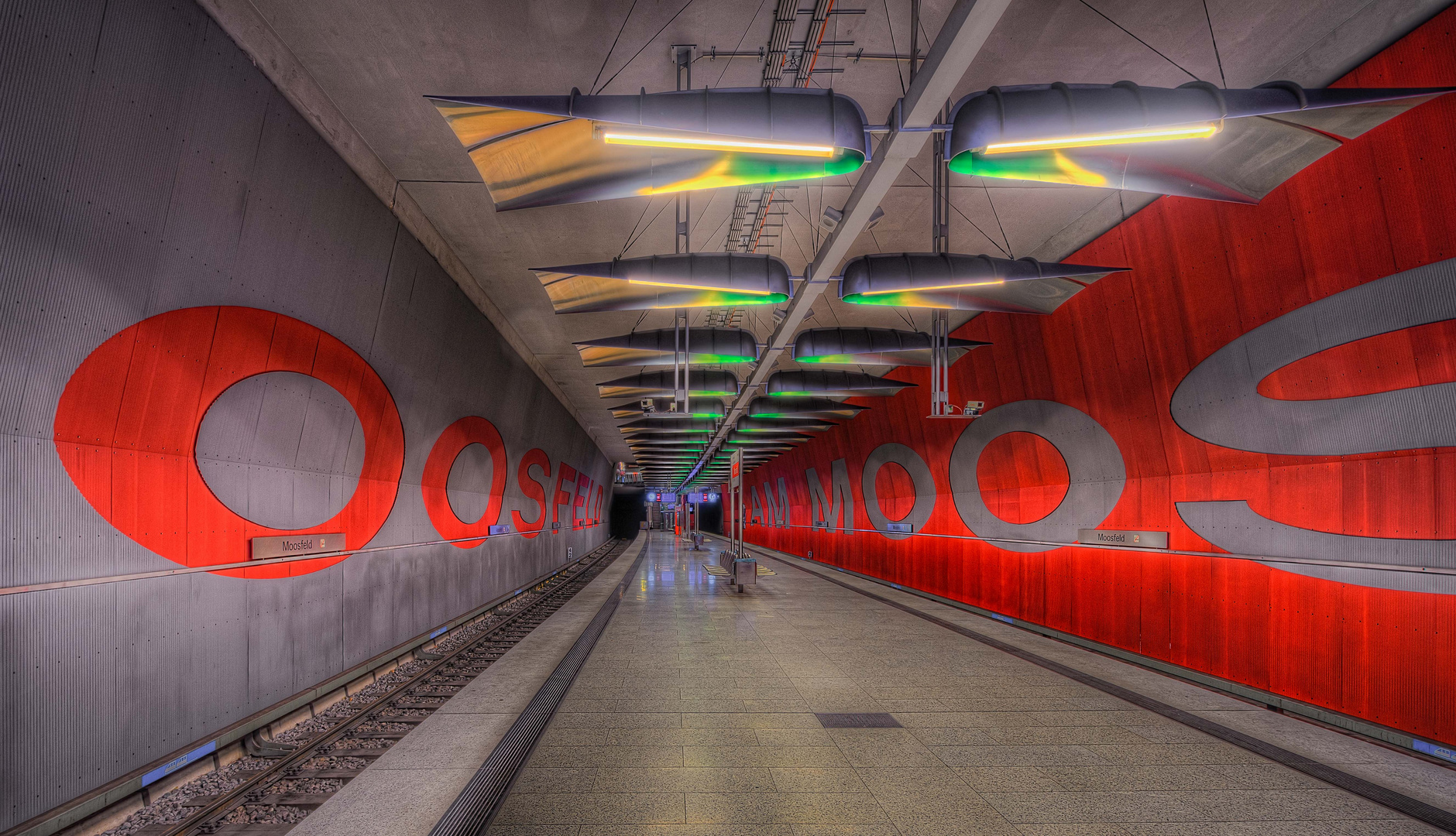 Munchen Linie U2 Station Moosfeld Foto Bild Architektur Deutschland Europe Bilder Auf Fotocommunity