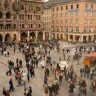 München - Marienplatz - Blick aus Buchhandlung H.