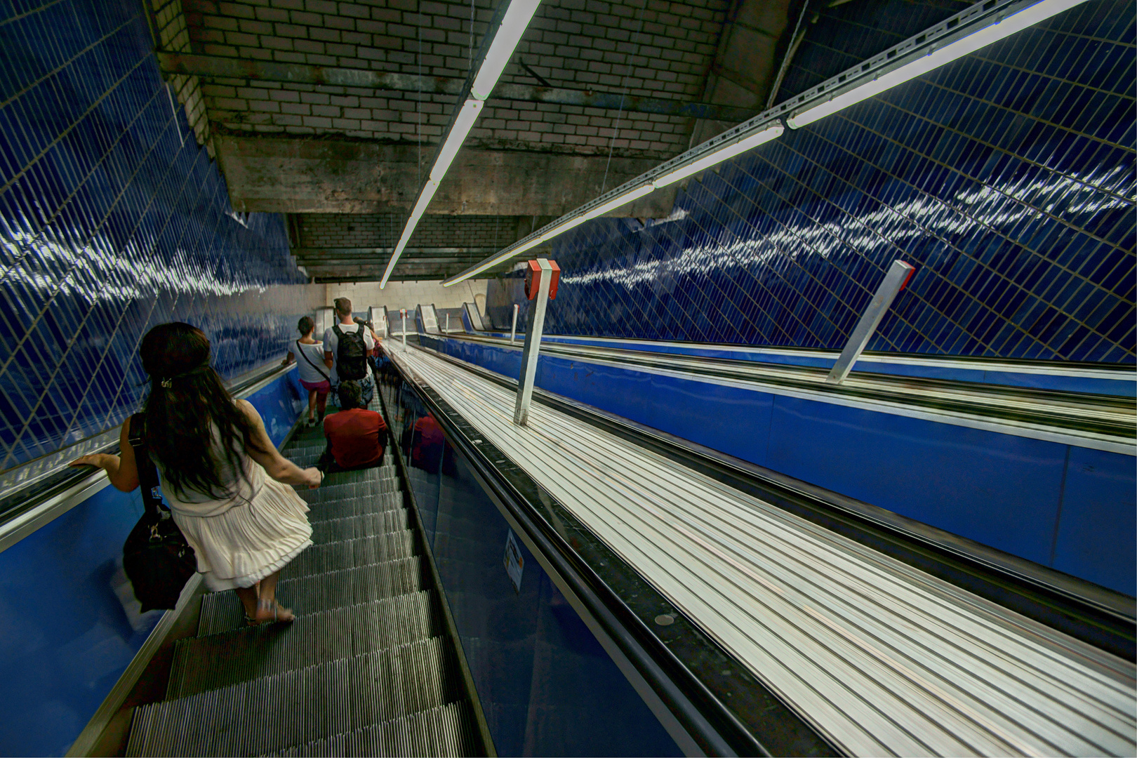 München Marienplatz Rolltreppe zur U-Bahn