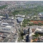 München mit Olympiaturm von oben