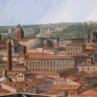 München Neue Pinakothek, Rom nach Westen von der Villa Malta, detail