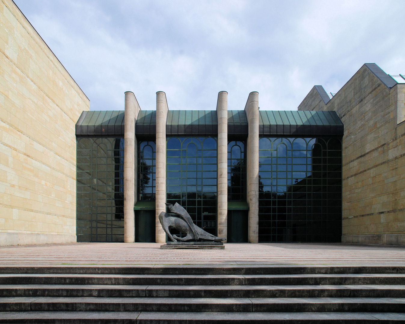 München Neue Pinakothek,(Postmodere 1981) Eingang