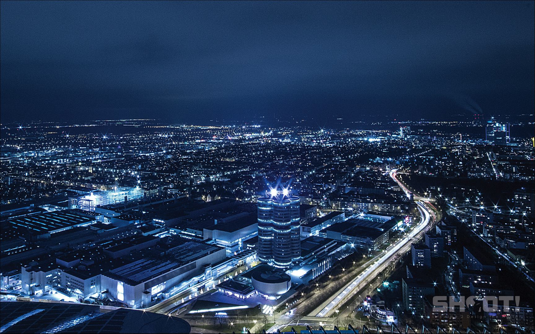 München Nightshot vom Olympiaturm
